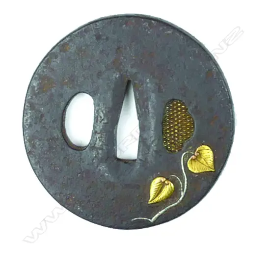 A late Edo tsuba