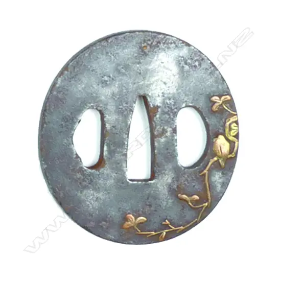 An old iron tsuba