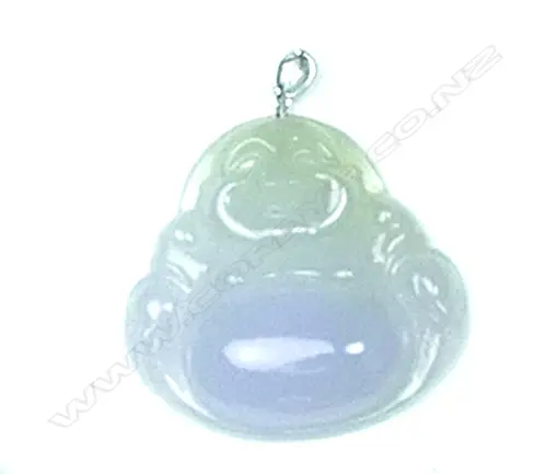 A natural Fei Cui Type A jadeite pendant Image 1++