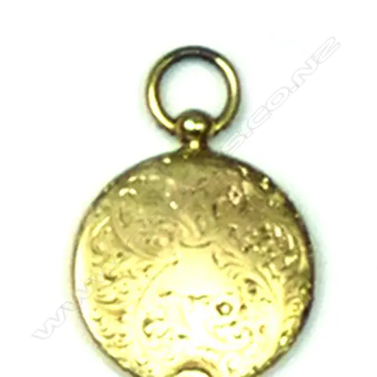 A 12ct gold locket