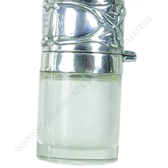An Edwardian smelling salts bottle