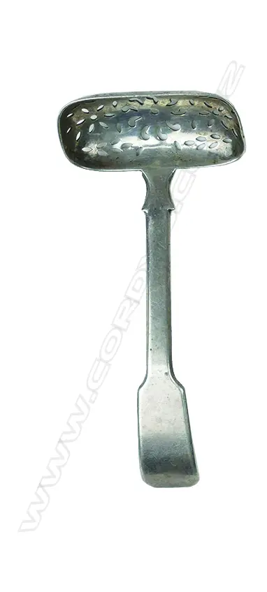 A George III silver small sifter spoon Image 1++