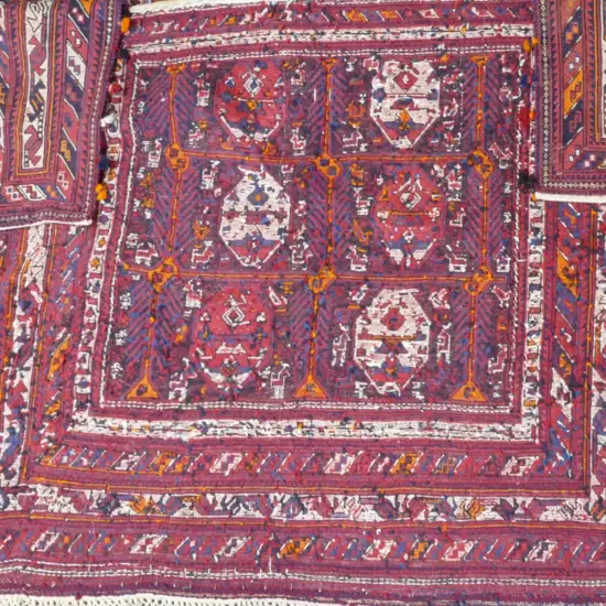 A Persian Afshar kilim horse cover