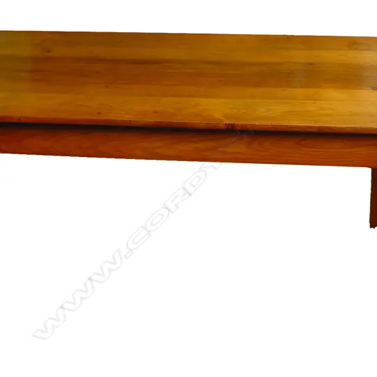 A fine quality 19thC French fruitwood refectory table