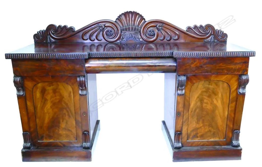 A William IV mahogany sideboard Image 1++