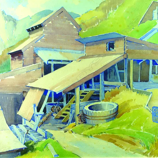 Roy James Dickison (1923-2012) 'Old Scheelite Mines