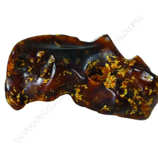 A small kauri gum boulder