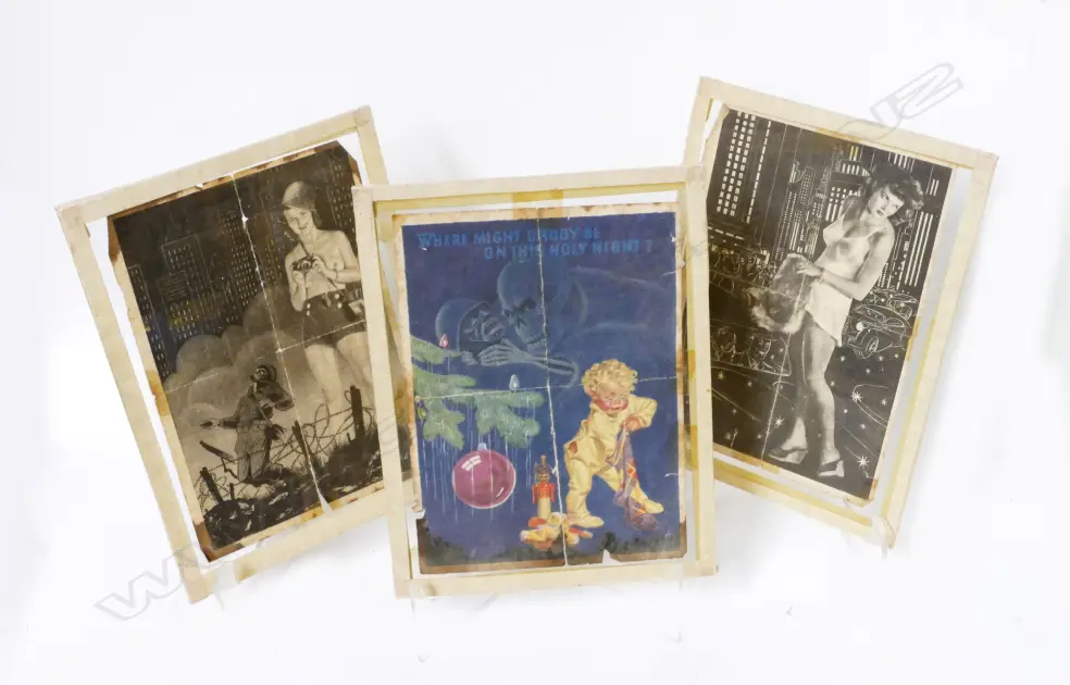 Three German WWII propaganda leaflets Image 1++