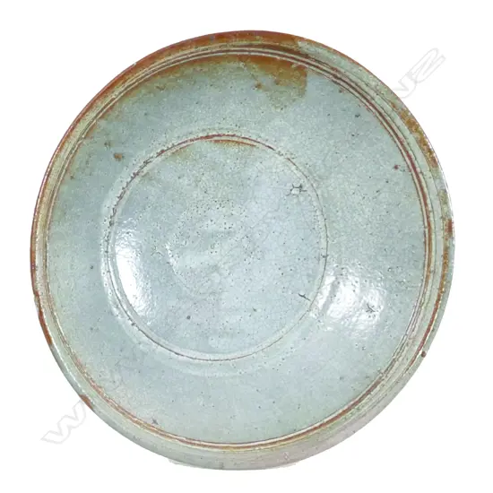 A Len Castle large shino glazed bowl