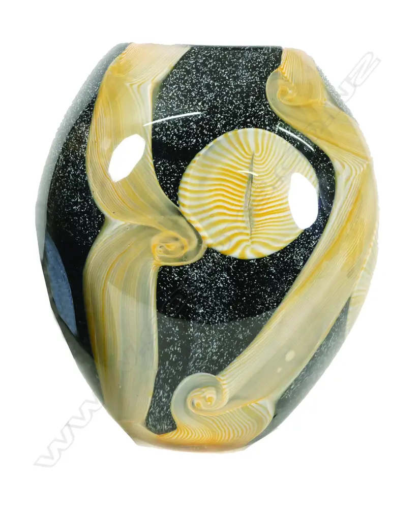 A large studio art glass vase Image 1++