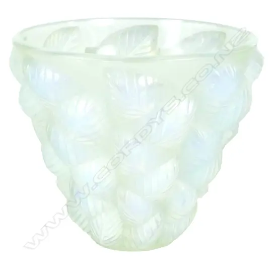 A Rene Lalique opalescent vase