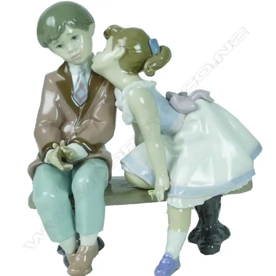 A Lladro figure group