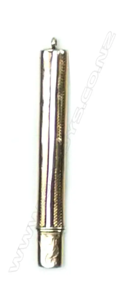A 9ct. gold pencil holder Image 1++