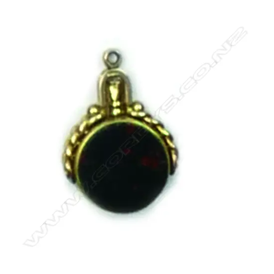 A 9ct. gold spinner seal fob