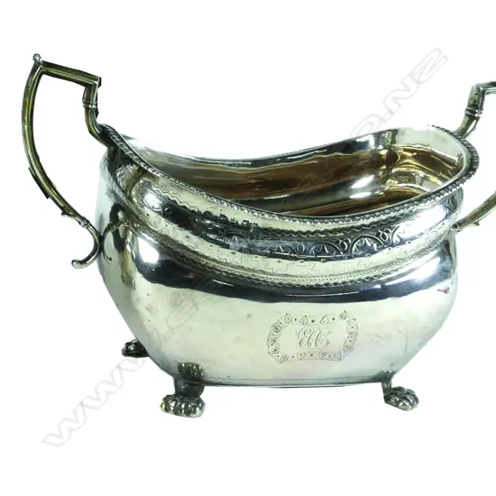 A George III Irish sugar bowl