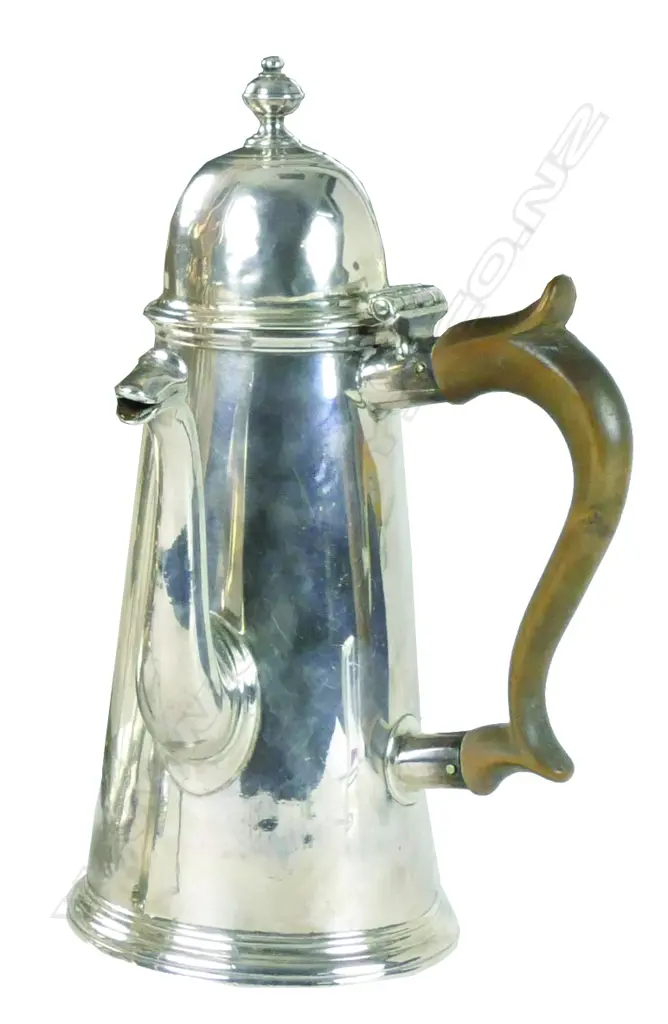 A Georgian silver chocolate pot Image 1++