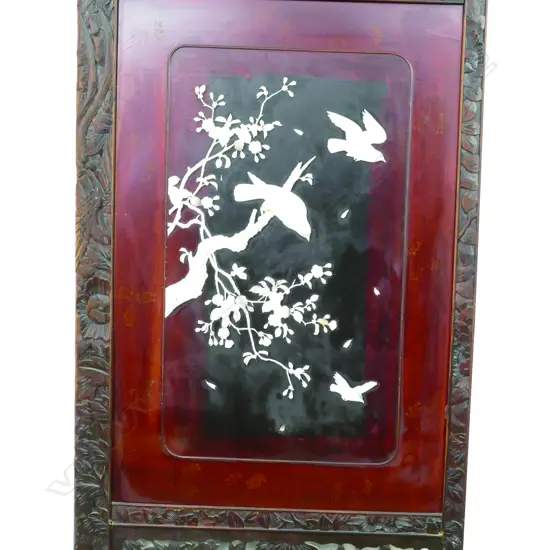 A pair of Japanese Meiji period carved