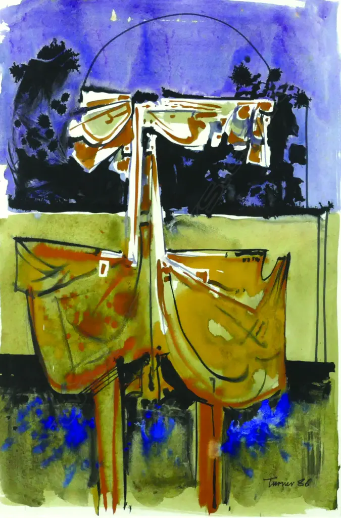 Denis Knight Turner (b.1924-) Abstract figurative study Image 1++