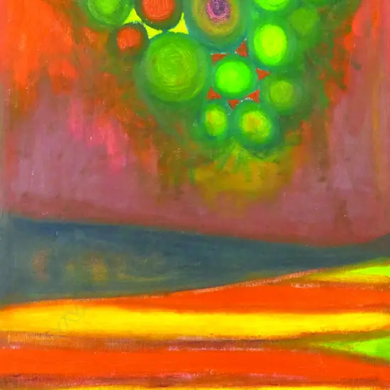 Gavin Chilcott (b.1950) 'Market Garden' oil on canvas