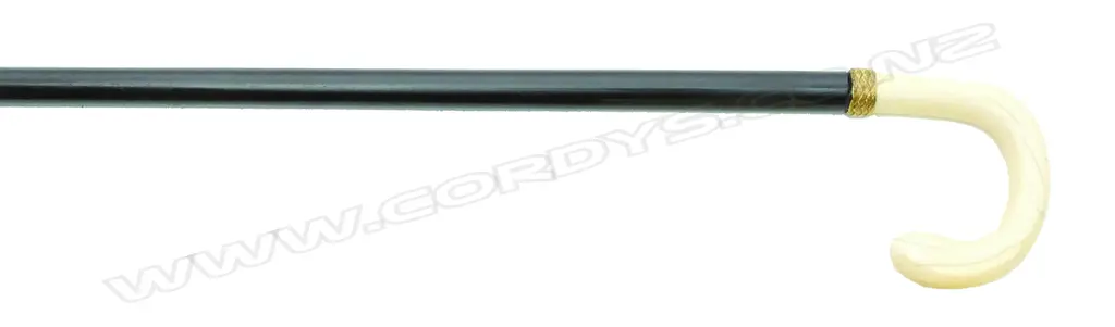 An ivory and ebony walking stick Image 1++