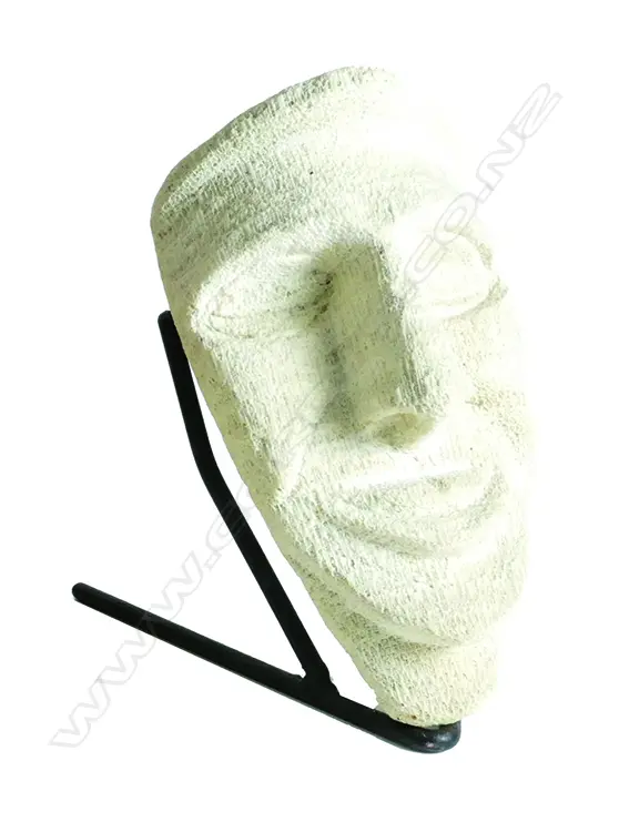 A Solomon Islands carved coral head Image 1++