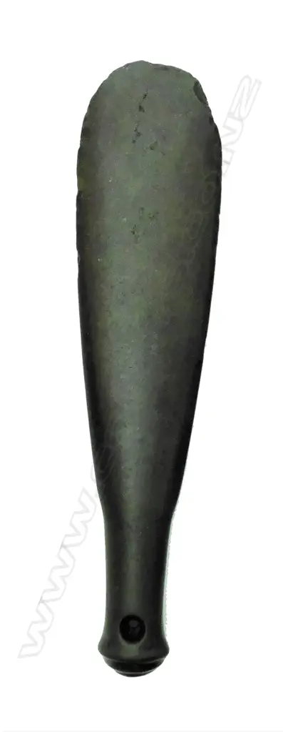A Maori pre-European patu onewa (stone hand club) Image 1++