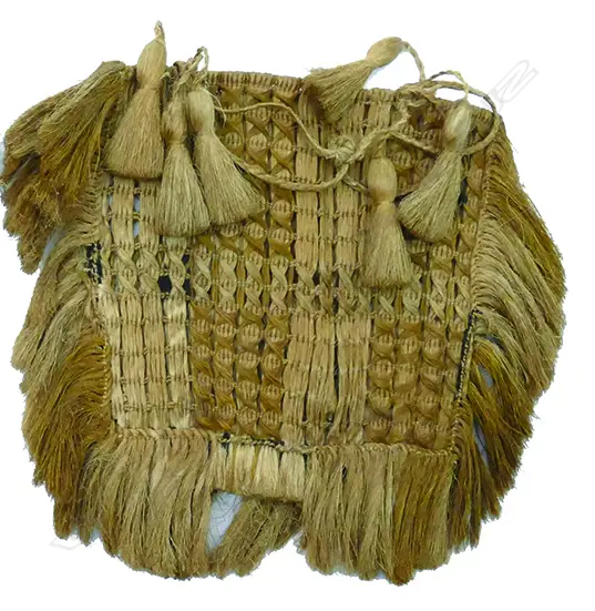 An old Maori kete muka Image 1++