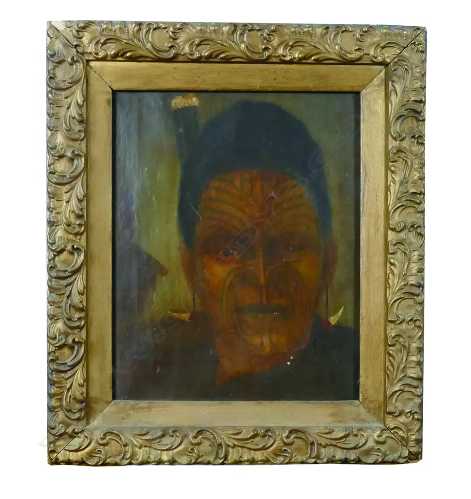 A Colonial New Zealand Maori portrait Image 1++