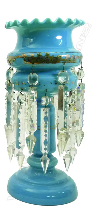 A pair of Victorian lustre vases Image 1++