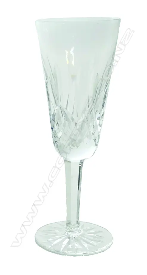 Seven Waterford crystal champagne flutes Image 1++