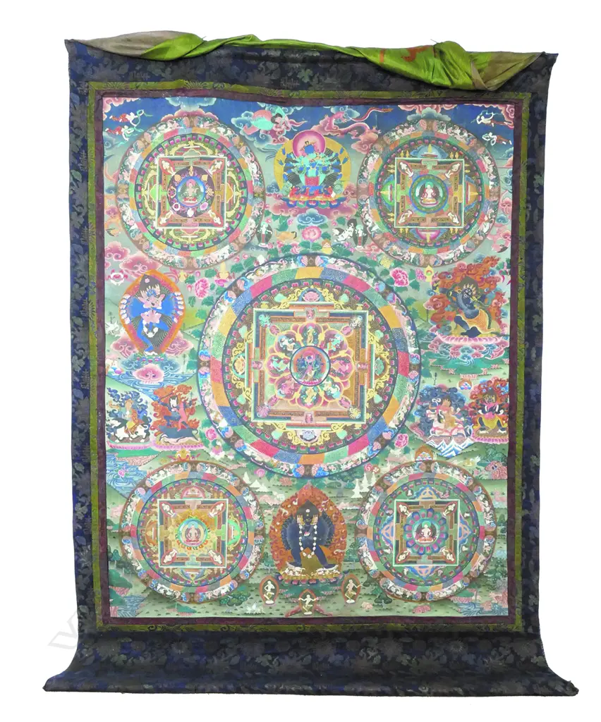 A large and important Tibetan thangka Image 1++