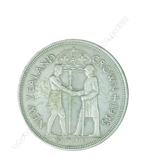 A rare N.Z. 1935 Waitangi Crown Image 1++