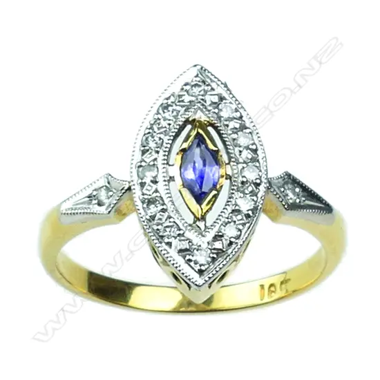 An 18ct gold