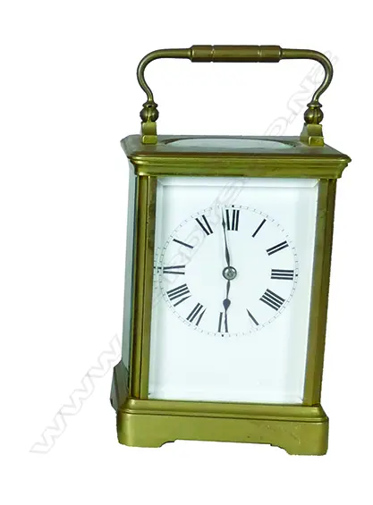 A good French brass cased carriage clock Image 1++