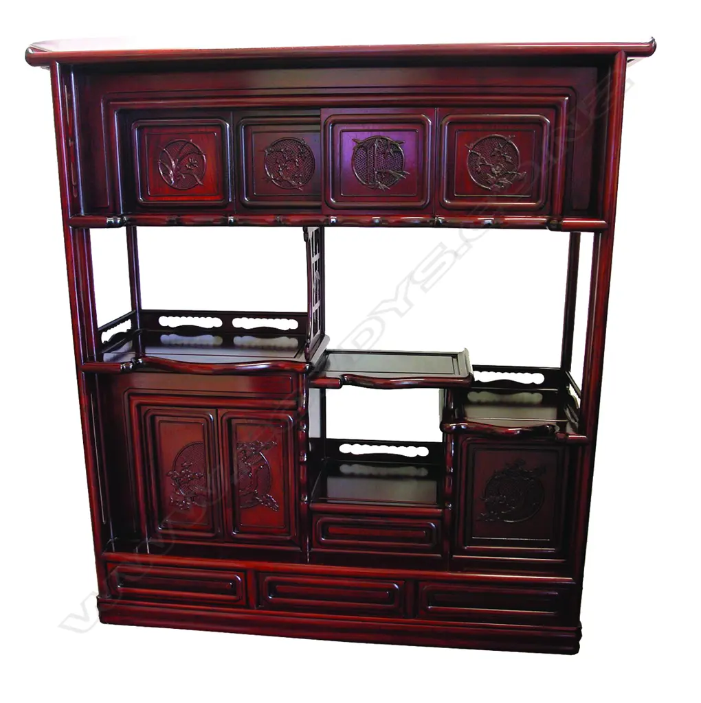 A quality Chinese rosewood display cabinet Image 1++