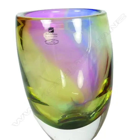 A Hoglund glass vase