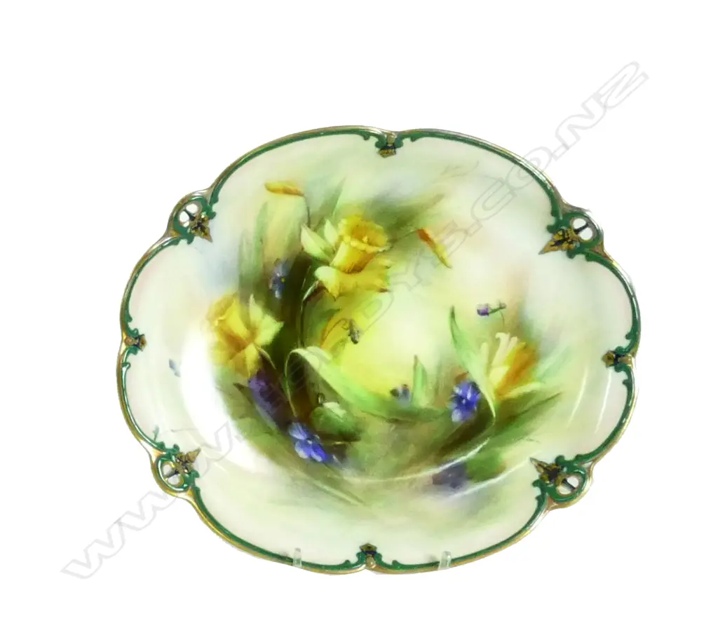 A Hadley's Worcester cabinet plate Image 1++