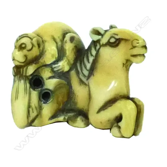 IVORY NETSUKE HORSE