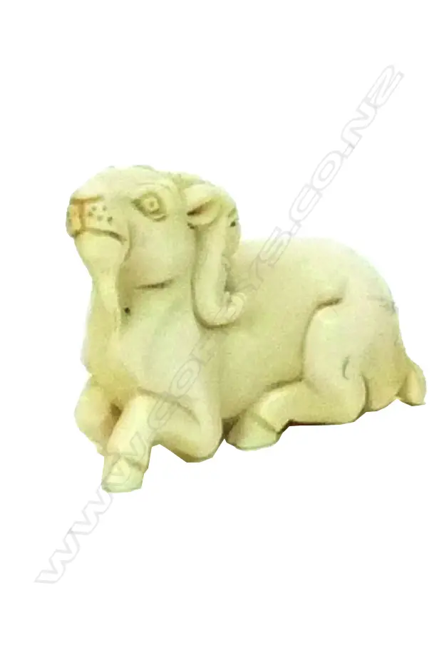 IVORY NETSUKE - GOAT Image 1++