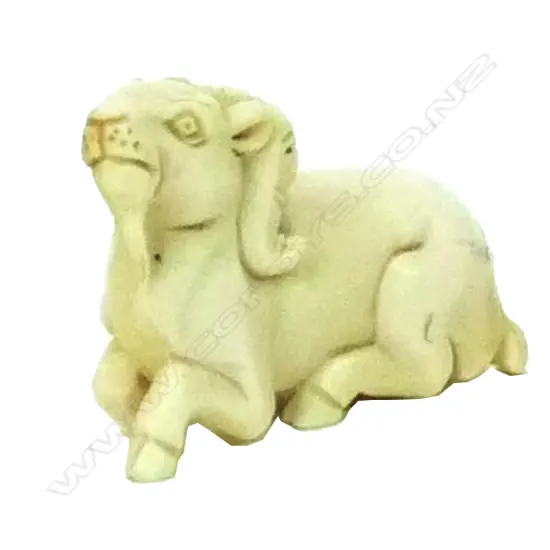 IVORY NETSUKE - GOAT