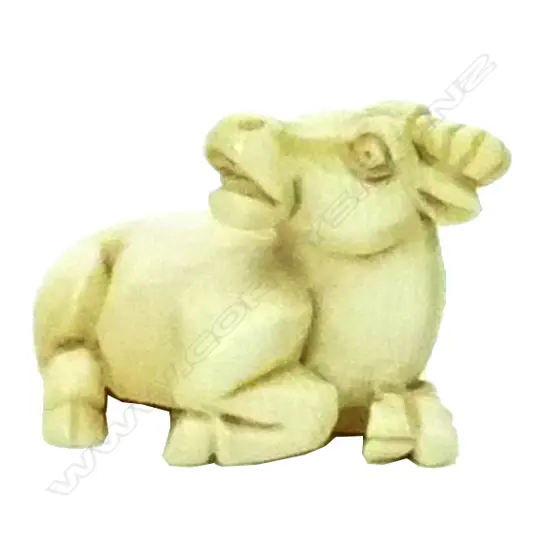 IVORY NETSUKE - OX