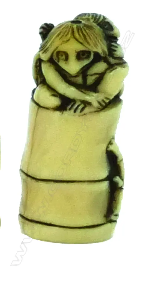 An Japanese ivory single himatoshi Image 1++