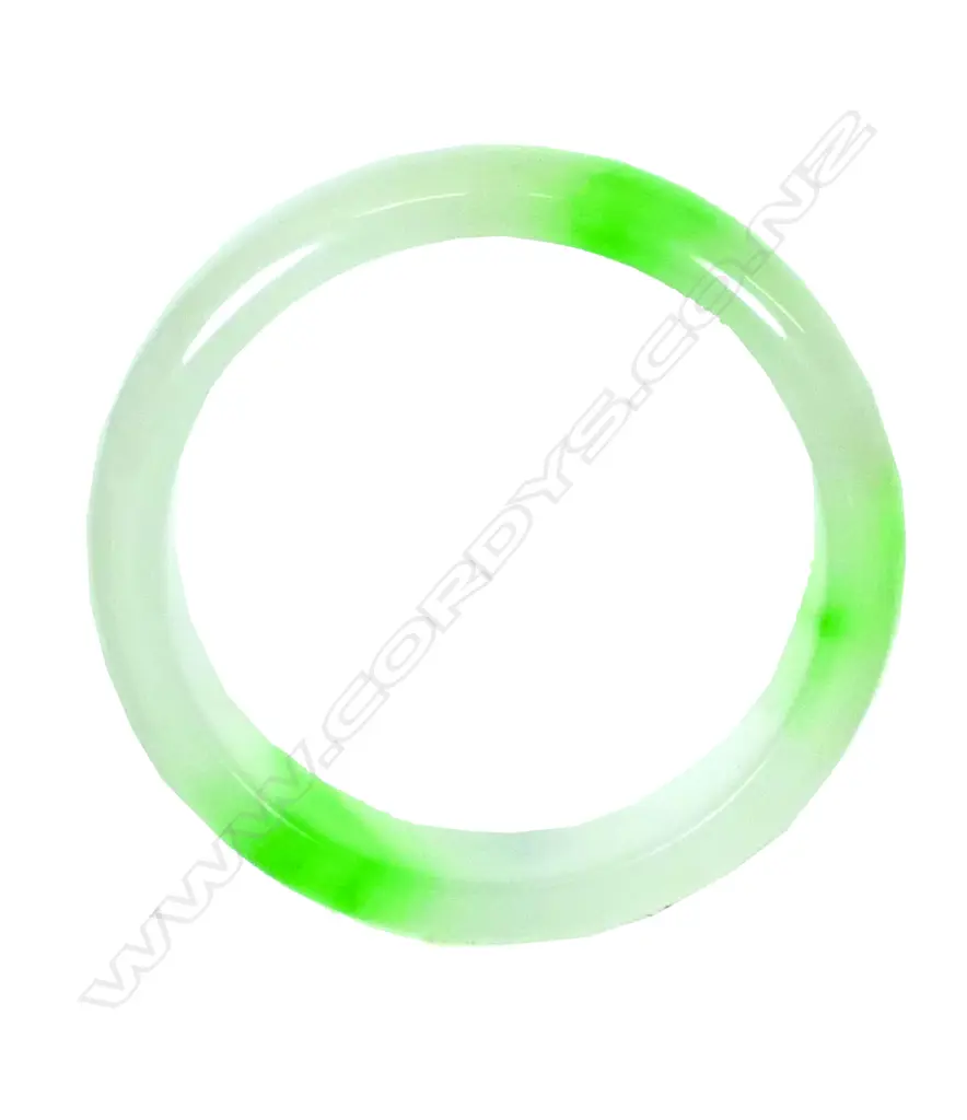 A Chinese mutton fat jade bangle Image 1++