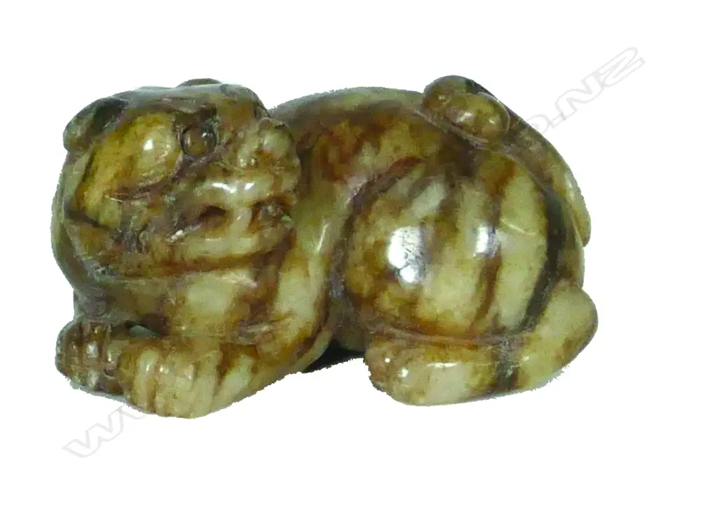 A Chinese carved hardstone lion dog Image 1++