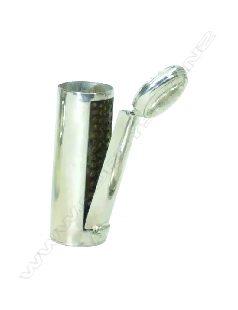 A George III sterling silver nutmeg grater Image 1++