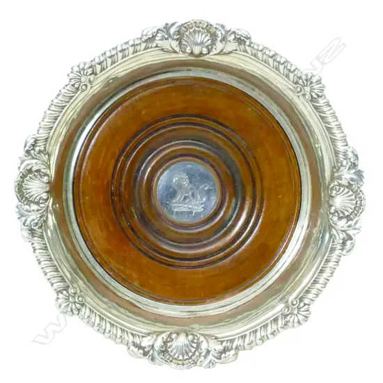 An impressive Paul Storr silver coaster