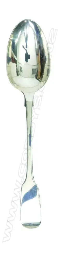 An uncommon provincial North Country silver tablespoon Image 1++