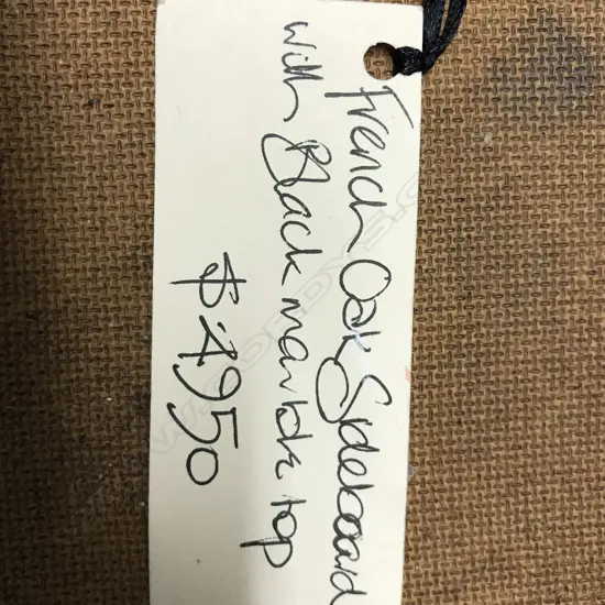 A quality Victorian oak sideboard