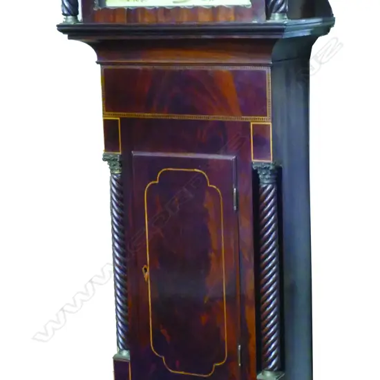 A 19thC mahogany long case clock