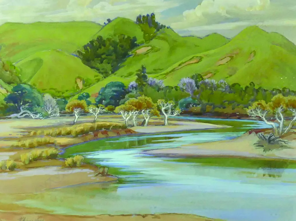 Kathleen Airini Vane (1891-1965) 'Sandy Bay Image 1++